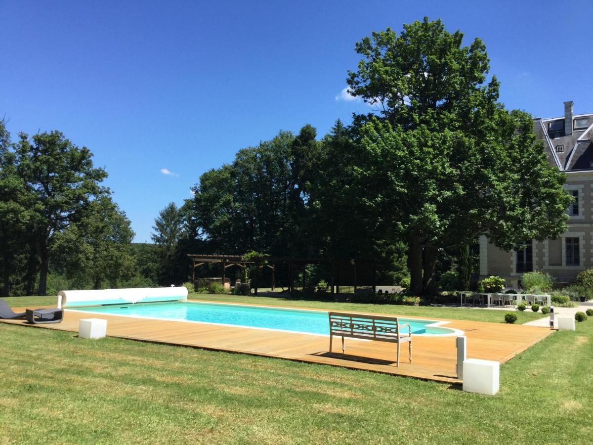 لانغياش Chateau Des Essards Avec Piscine Et Jacuzzi المظهر الخارجي الصورة